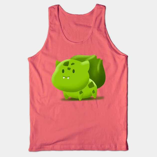 Green Toad Tank Top by janlangpoako